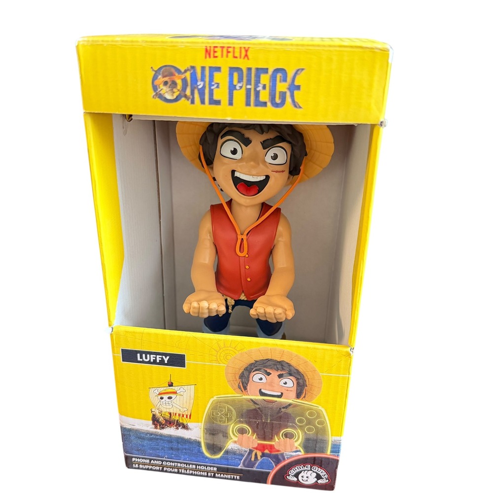 Cable Guys One Piece Luffy Phone and Controller Holder Netflix Series Red NEW